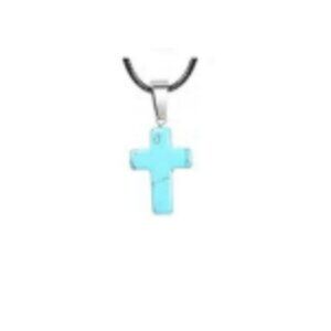 Cross Gemstone Pendant Charms Cross Quartz Crystal Charms for Necklace Earring